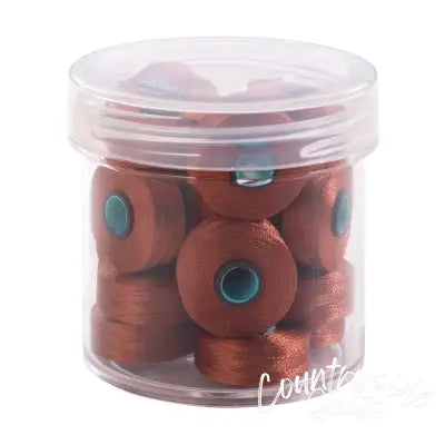 Magna-Glide Delights Style L 72yd Pre-wound Bobbins Mahogany 20 Per Jar