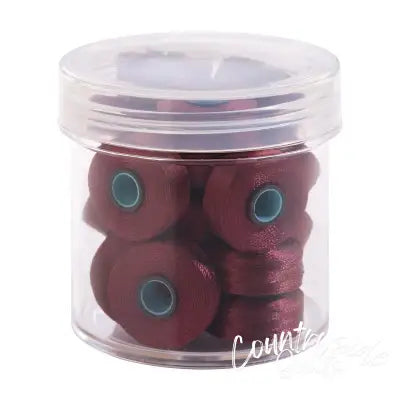 Magna-Glide Delights Style L 72yd Pre-wound Bobbins Maroon 20 Per Jar