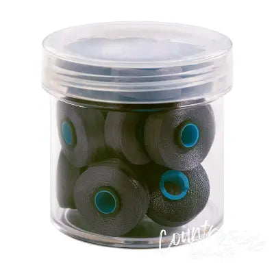 Magna-Glide Delights Style L 72yd Pre-wound Bobbins Medium Grey 20 Per Jar
