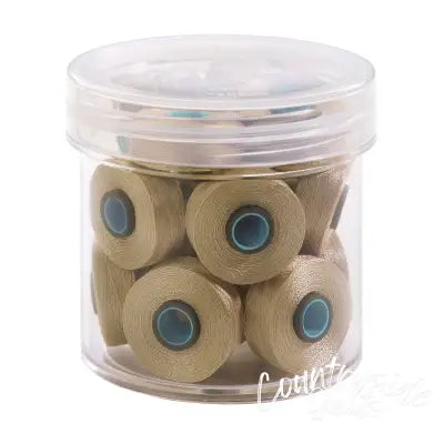 Magna-Glide Delights Style L 72yd Pre-wound Bobbins Mocha 20 Per Jar
