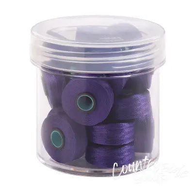 Magna-Glide Delights Style L 72yd Pre-wound Bobbins Raven 20 Per Jar