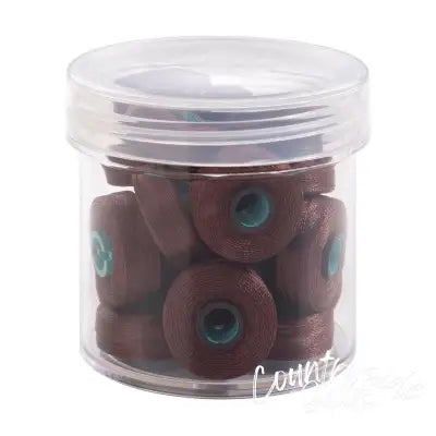 Magna-Glide Delights Style L 72yd Pre-wound Bobbins Rust Brown 20 Per Jar
