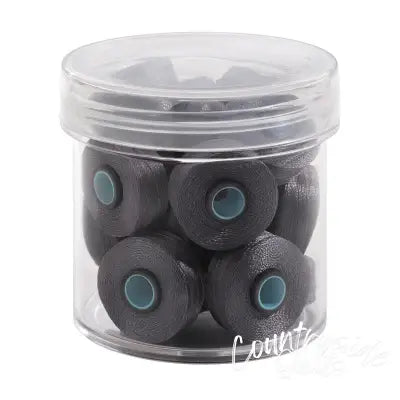 Magna-Glide Delights Style L 72yd Pre-wound Bobbins Titanium 20 Per Jar