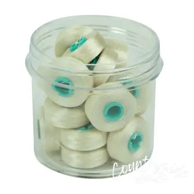 Magna-Glide Delights Style L 72yd Pre-wound Bobs Cream 20 Per Jar