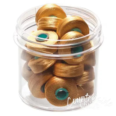 Magna-Glide Delights Style L 72yd Pre-wound Bobs Military Gold 20 Per Jar