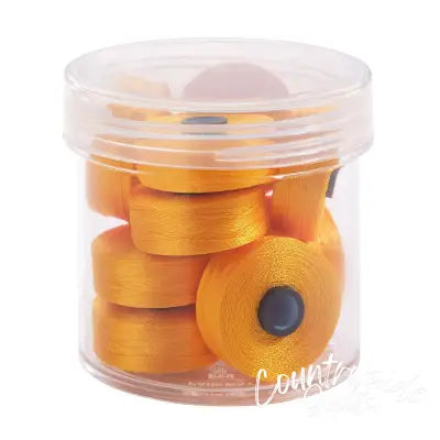 Magna-Glide Delights Style M 132yd Pre-wound Bobbins Bright Gold 10 Jar