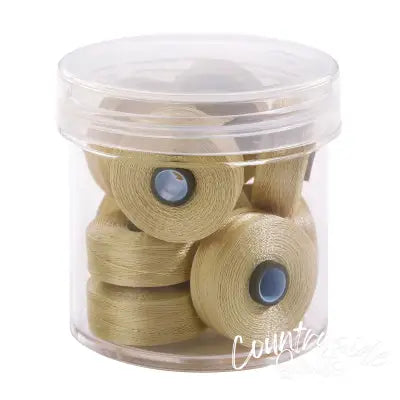 Magna-Glide Delights Style M 132yd Pre-wound Bobbins Khaki 10 Jar