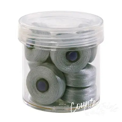 Magna-Glide Delights Style M 132yd Pre-wound Bobbins Light Grey 10 Jar