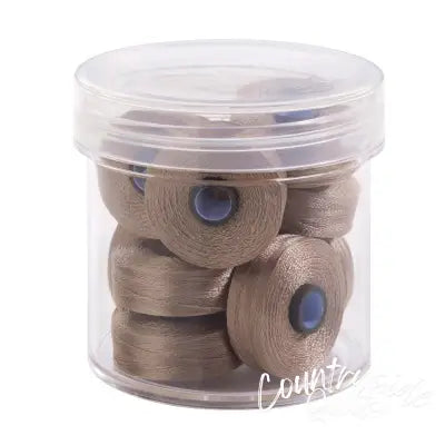 Magna-Glide Delights Style M 132yd Pre-wound Bobbins Light Tan 10 Jar