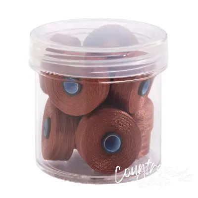 Magna-Glide Delights Style M 132yd Pre-wound Bobbins Medium Brown 10 Jar