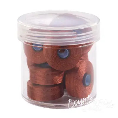Magna-Glide Delights Style M 132yd Pre-wound Bobbins Rust 10 Jar