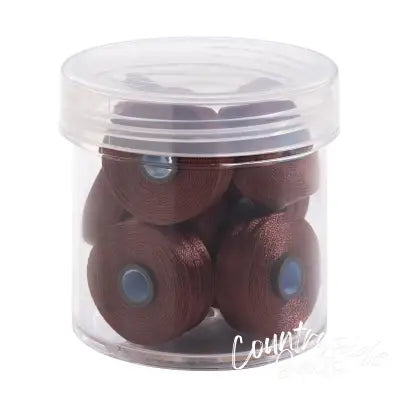 Magna-Glide Delights Style M 132yd Pre-wound Bobbins Rust Brown 10 Jar