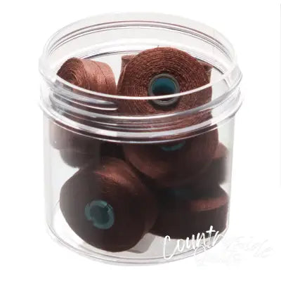 Magna-Glide Delights Style M Jumbo 132yd Pre-wound Bobbins Brunette 10 Jar