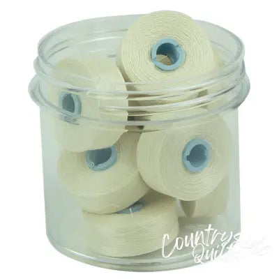 Magna-Glide Delights Style M Jumbo 132yd Pre-wound Bobbins Cream 10 Jar