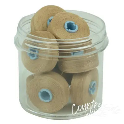 Magna-Quilt Delights Style M 135yd Pre-wound Bobbin Light Tan 10 Jar
