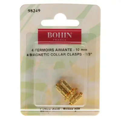Magnetic Collar Clasps Gilted 4pc
