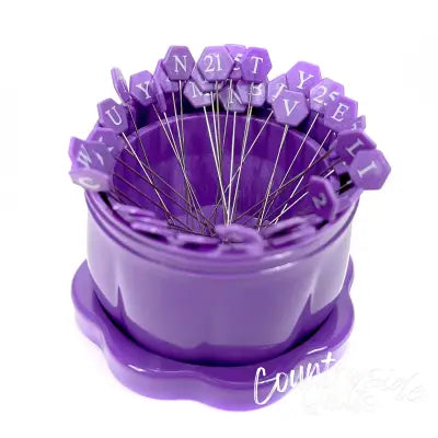 Magnetic Pin Cup Large Gypsy Purple