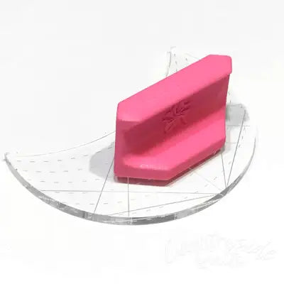 Magnetic Ruler Handle 2in Pink