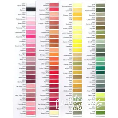 Magnifico Color Card 200 Colors