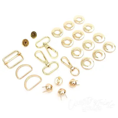 Magnolia Drawstring Bucket Bag Hardware Kit Gold