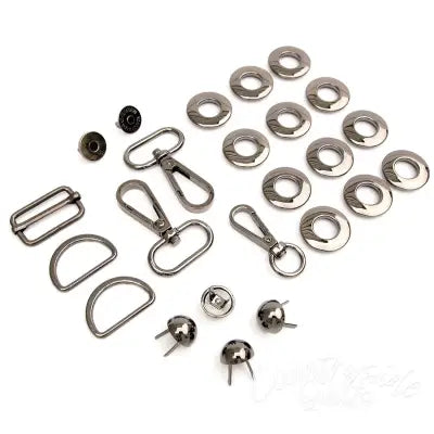 Magnolia Drawstring Bucket Bag Hardware Kit Gunmetal