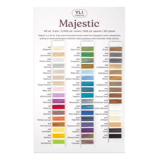 Majestic Color Card Thread 11-9-1