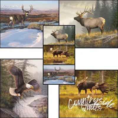 Majestic in Nature II Panel Bundle, 5 Pcs.