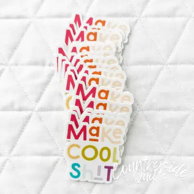 Make Cool Shit Sticker 6pk