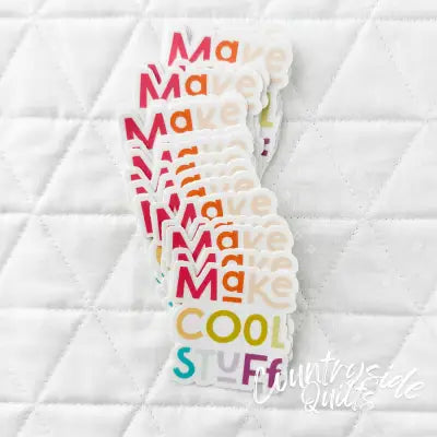 Make Cool Stuff Sticker 6pk