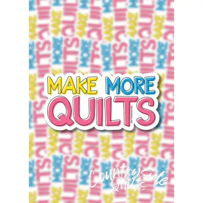 Make More Quilts Stickers 6pk