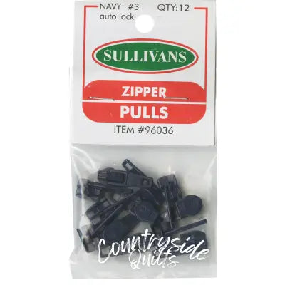 Make-A-Zipper Pulls Navy