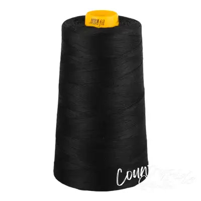 Mako Cotton 3-ply Longarm Thread 40wt 3280yds Black