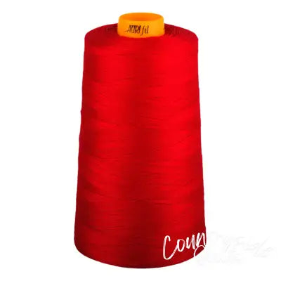Mako Cotton 3-ply Longarm Thread 40wt 3280yds Red