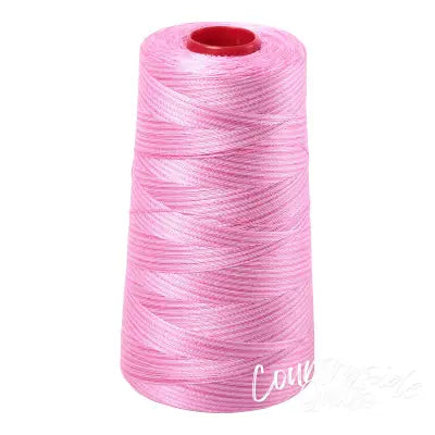 Mako Cotton Embroidery Thread 12wt 1931yd Variegated Bubblegum