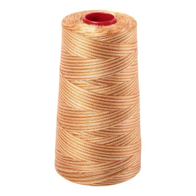 Mako Cotton Embroidery Thread 12wt 1931yd Variegated Crème Brule