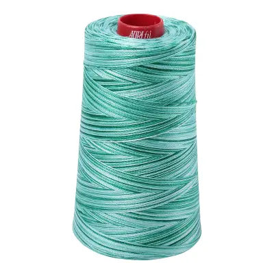 Mako Cotton Embroidery Thread 12wt 1931yd Variegated Crème de Menthe