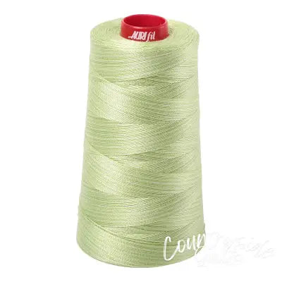 Mako Cotton Embroidery Thread 12wt 1931yd Variegated Light Spring Green