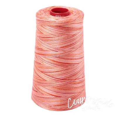 Mako Cotton Embroidery Thread 12wt 1931yd Variegated Mango Mist