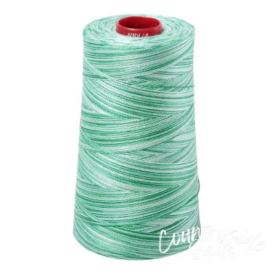Mako Cotton Embroidery Thread 12wt 1931yd Variegated Mint Julep