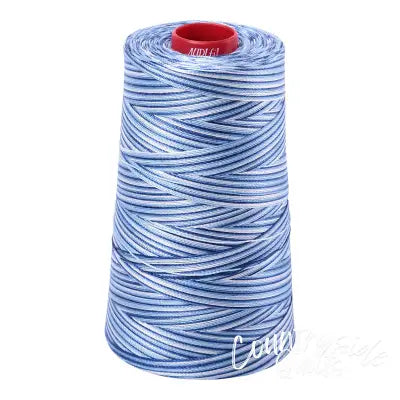 Mako Cotton Embroidery Thread 12wt 1931yd Variegated Storm at Sea