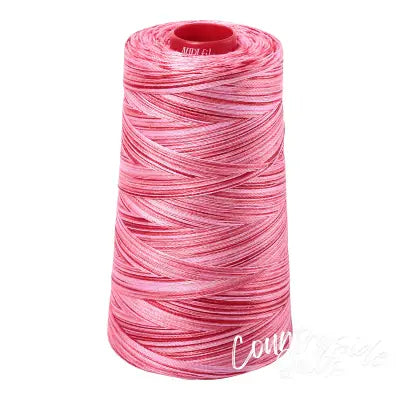 Mako Cotton Embroidery Thread 12wt 1931yd Variegated Strawberry Parfait