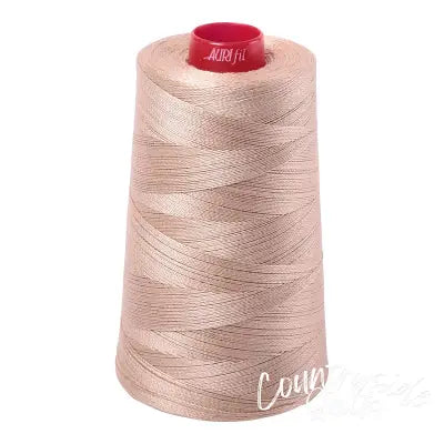 Mako Cotton Embroidery Thread 12wt 1931yds Beige