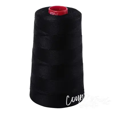 Mako Cotton Embroidery Thread 12wt 1931yds Black