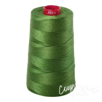 Mako Cotton Embroidery Thread 12wt 1931yds Dark Grass Green