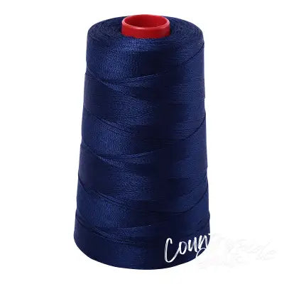 Mako Cotton Embroidery Thread 12wt 1931yds Dark Navy