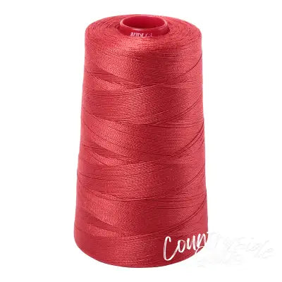 Mako Cotton Embroidery Thread 12wt 1931yds Dark Red Orange