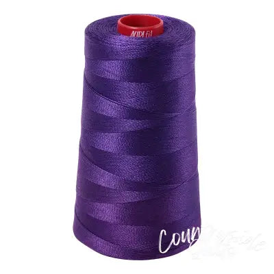 Mako Cotton Embroidery Thread 12wt 1931yds Dark Violet