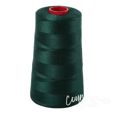 Mako Cotton Embroidery Thread 12wt 1931yds Forest Green