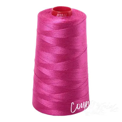 Mako Cotton Embroidery Thread 12wt 1931yds Fuchsia