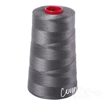 Mako Cotton Embroidery Thread 12wt 1931yds Grey Smoke